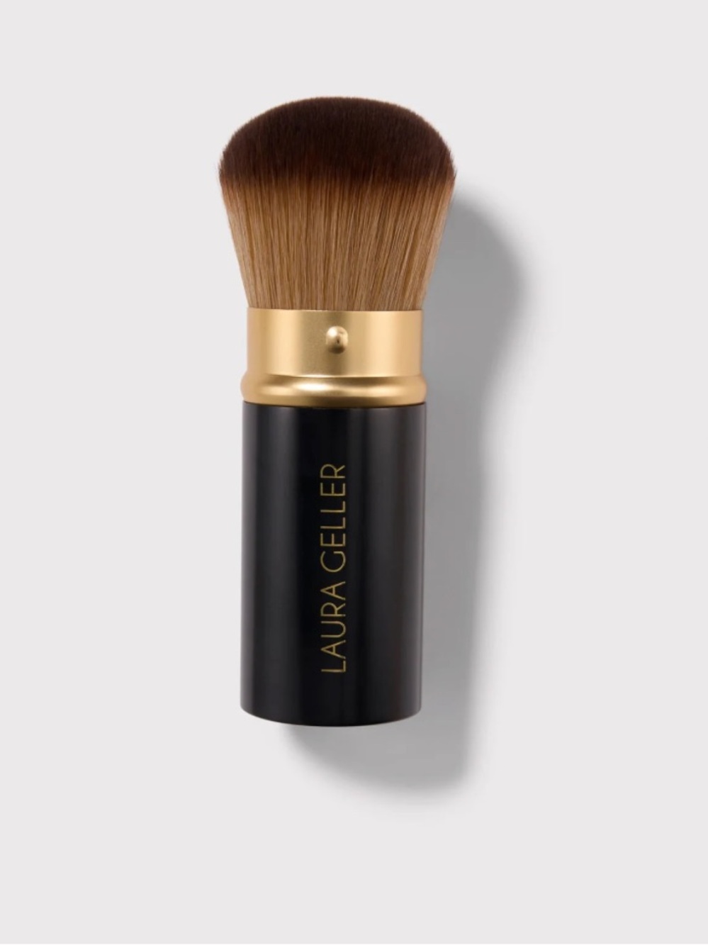 Laura Geller Black and Gold Retractable Kabuki Brush